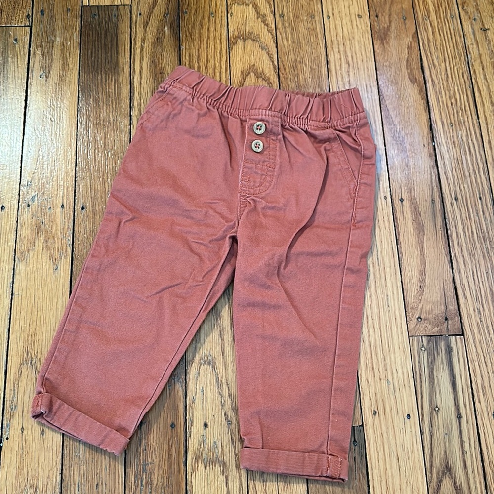 Rust colored toddler khaki pants